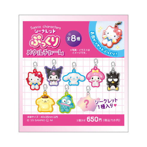 『サンリオキャラクターズ』シークレットぷっくりメタルチャーム バルーン【BOX】