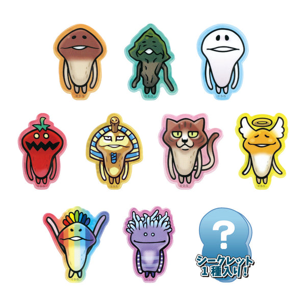 『おさわり探偵なめこ栽培キット』シークレットアクリルステッカー【BOX】