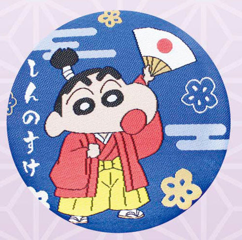 『クレヨンしんちゃん』織刺繍缶マグネット しんのすけ