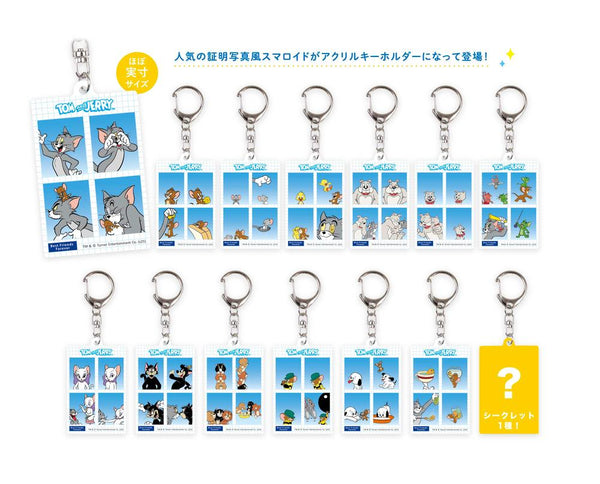 『トムとジェリー』シークレット証明写真風キーホルダー【BOX】