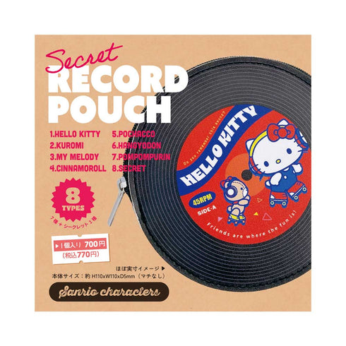 『サンリオキャラクターズ』シークレットレコードポーチ【BOX】