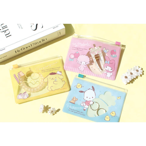 『サンリオキャラクターズ』シークレットスライドポーチ いつもいっしょ【BOX】
