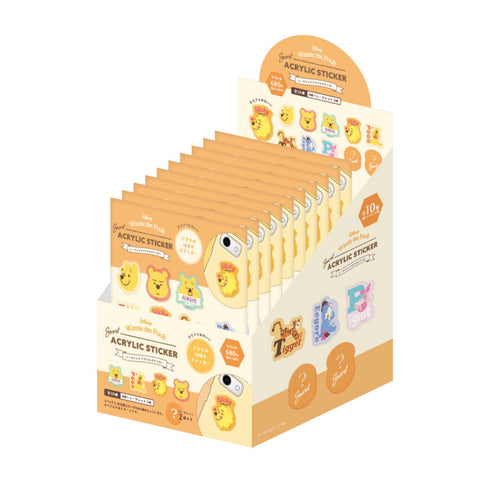 『ディズニー』シークレットアクリルステッカー Winnie the Pooh【BOX】