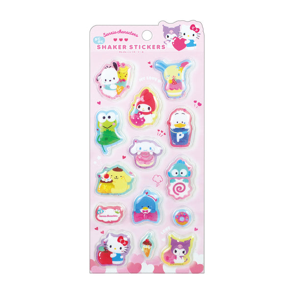 『サンリオキャラクターズ』ぷにぷにシェイカーシール みんなのお気に入り