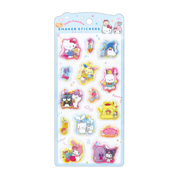 『サンリオキャラクターズ』ぷにぷにシェイカーシール おそろいスタイル