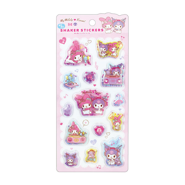 『サンリオキャラクターズ』ぷにぷにシェイカーシール ガーリーミュージック