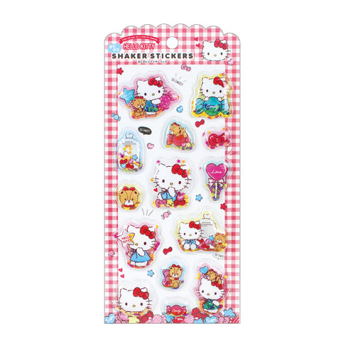 "Sanrio Characters" Squishy Shaker Stickers: Hello Kitty / Candy