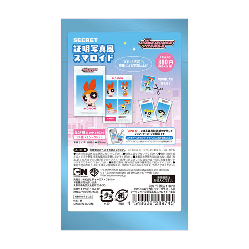 『パワーパフガールズ』シークレット証明写真風スマロイド【BOX】