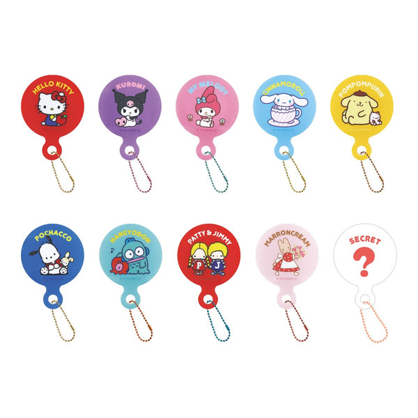 『サンリオキャラクターズ』シークレットアクリルミニミラーキーホルダー 丸型【BOX】