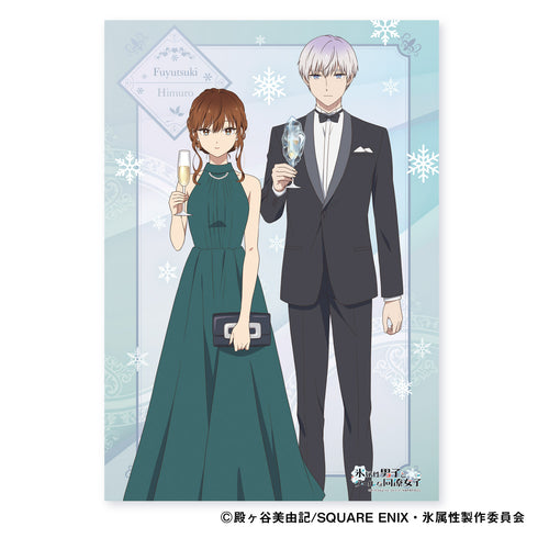 《冰屬性男子與冷豔女同事》 藝術畫板 冰室君&冬月小姐