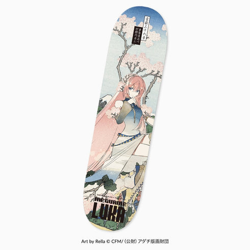 『初音ミク×葛飾北斎』Rella グラフィックスケートボード 巡音ルカ