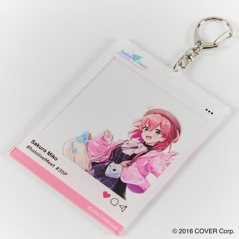 『ホロライブ hololive Meet』 SNS風アクリルキーホルダー さくらみこ