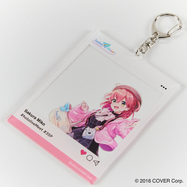 『ホロライブ hololive Meet』 SNS風アクリルキーホルダー さくらみこ