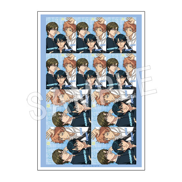 『新テニスの王子様』プリントシール風ステッカーシート 青学(せいがく)