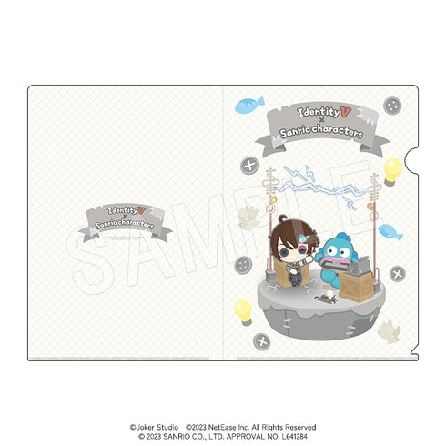 『IdentityV×サンリオキャラクターズ』クリアファイル 「囚人」&ハンギョドン