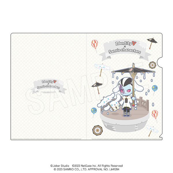 『IdentityV×サンリオキャラクターズ』クリアファイル 白黒無常(白:Xie Bi’an)&シナモロール