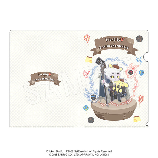 『IdentityV×サンリオキャラクターズ』クリアファイル 隠者&ポムポムプリン