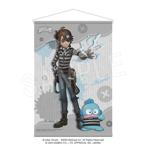 『IdentityV×サンリオキャラクターズ』B2タペストリー 「囚人」&ハンギョドン