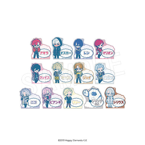 『エリオスライジングヒーローズ』トレーディングお名前プレートキーホルダー ミニキャラver. TypeA BOX