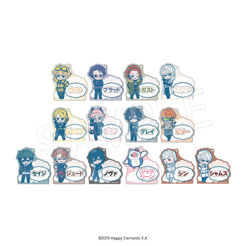 『エリオスライジングヒーローズ』トレーディングお名前プレートキーホルダー ミニキャラver. TypeB BOX