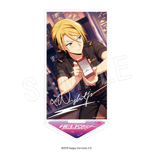 『エリオスライジングヒーローズ』ホログラムアクリルフィギュアスタンド レオナルド・ライト・Jr