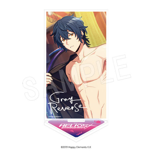 『エリオスライジングヒーローズ』ホログラムアクリルフィギュアスタンド グレイ・リヴァース