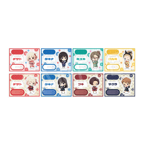 『リコリス・リコイル』トレーディングアクリルスタンド 極楽湯ミニキャラver. BOX(全8種)