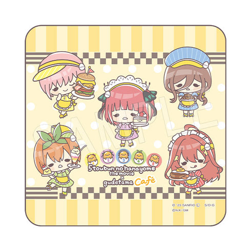 『映画 五等分の花嫁 ×ぐでたま』ミニタオル カフェVer.