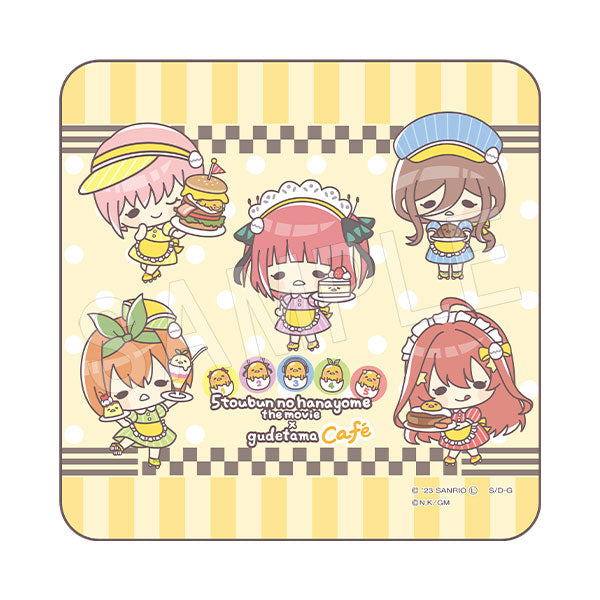 『映画 五等分の花嫁 ×ぐでたま』ミニタオル カフェVer.