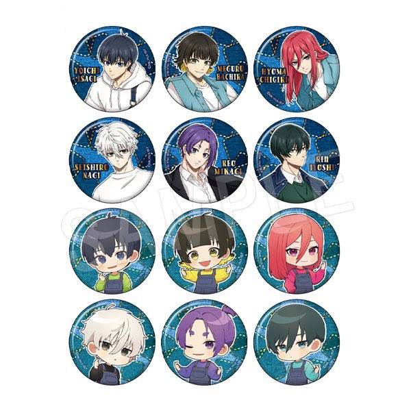 『ブルーロック 』トレーディング箔押し風マット缶バッジ デニムver. BOX