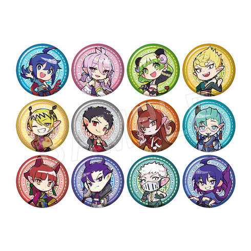 『魔入りました!入間くん』トレーディング缶バッジ ミニキャラver.中華服ver.1BOX/12個入