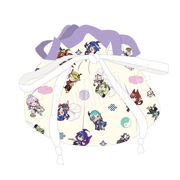 『魔入りました!入間くん』巾着ポーチ中華服ver.