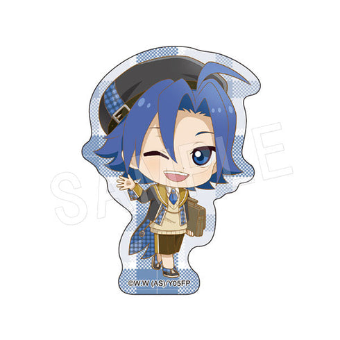 『弱虫ペダル LIMIT BREAK』ダイカットステッカーチェックスタイル ミニキャラver.真波山岳