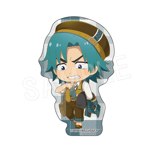 『弱虫ペダル LIMIT BREAK』ダイカットステッカーチェックスタイル ミニキャラver.銅橋正清