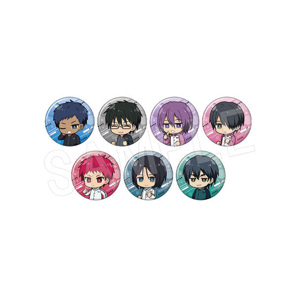 『黒子のバスケ(CGC2024)』ミニキャラトレーディング缶バッジ(TypeB) カフェ2024ver. 1セット/7個入【BOX】