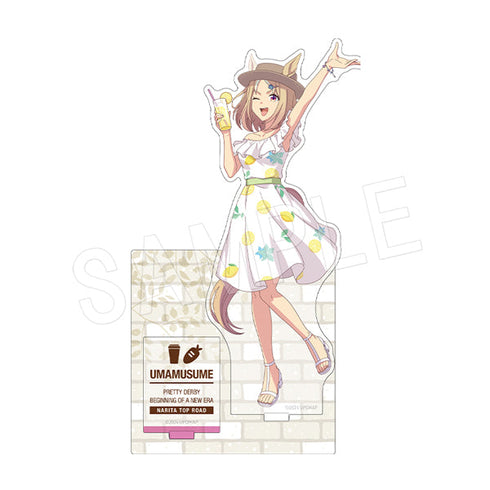 『ウマ娘 プリティーダービー 新時代の扉』アクリルフィギュアスタンドコースター バカンスver. ナリタトップロード