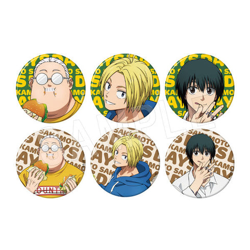 『SAKAMOTO DAYS』トレーディングマット缶バッジ ハンバーガーver. 1BOX/6個入