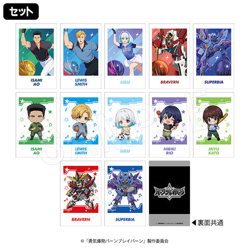 『勇気爆発バーンブレイバーン』ポラショットコレクション ROUND1コラボver. 1SET/12個入り【BOX】