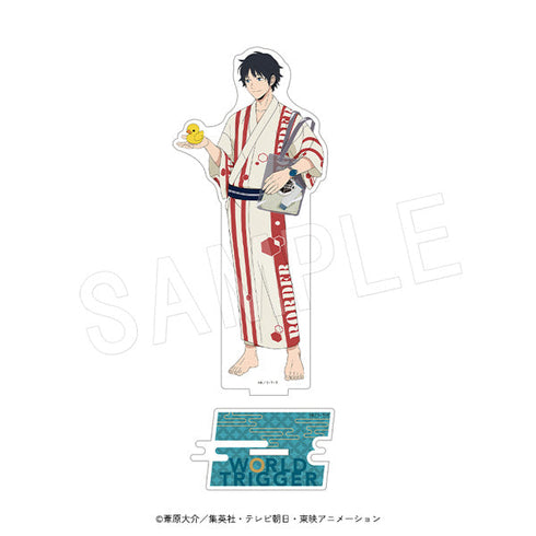 『ワールドトリガー』アクリルスタンド 湯上り浴衣ver. 隠岐孝二