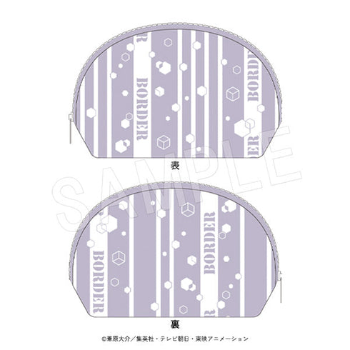 『ワールドトリガー』浴衣柄ポーチ 二宮隊ver.