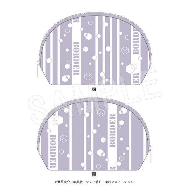 『ワールドトリガー』浴衣柄ポーチ 二宮隊ver.