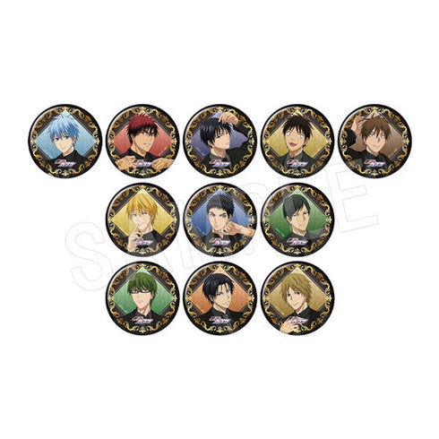 『黒子のバスケ(JF2025)』トレーディング箔押し風マット75mm缶バッジTypeA JF2025黒スーツver. 1セット/11個入【BOX】