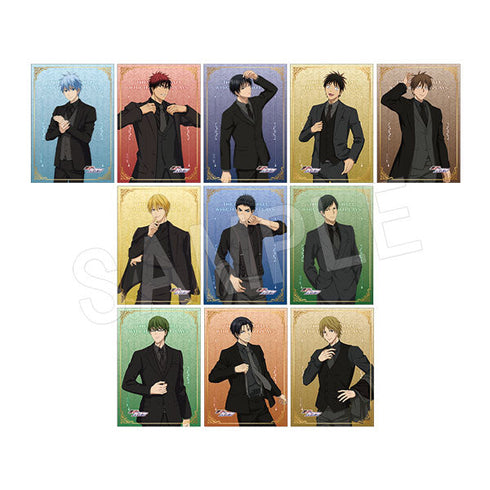 『黒子のバスケ(JF2025)』トレーディング箔押しプライラストシートTypeA JF2025黒スーツver. 1セット/11枚入【BOX】