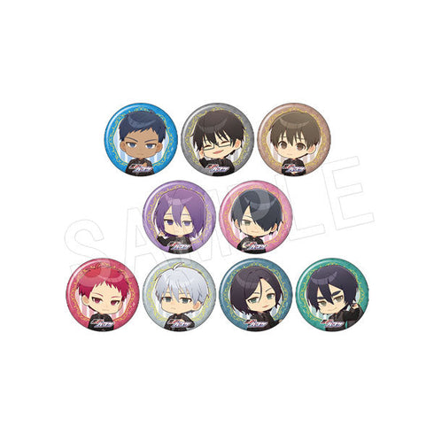 『黒子のバスケ(JF2025)』ミニキャラトレーディングマット缶バッジTypeB JF2025黒スーツver. 1セット/9個入【BOX】