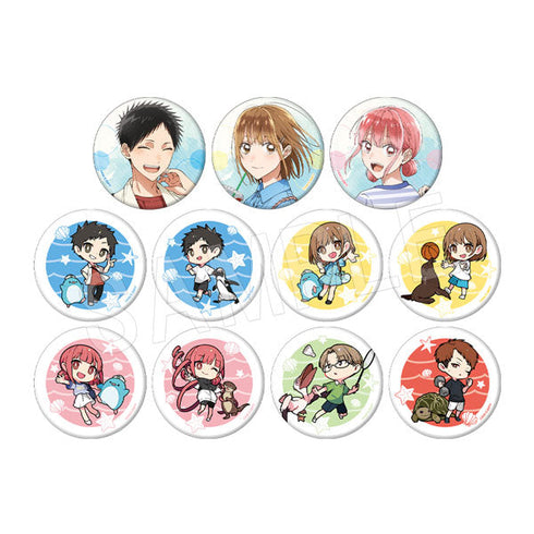 『アオのハコ』トレーディング缶バッジ(ランダムホロ入り) 水族館ver. 1BOX/12個入