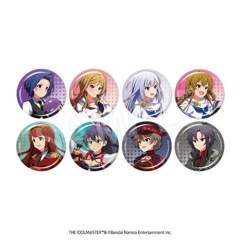 『アイドルマスター ミリオンライブ!』トレーディンググリッター缶バッジ ROUND1コラボver. 1BOX/8個入