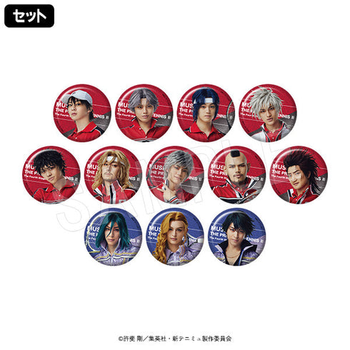 『ミュージカル新テニスの王子様The Fourth Stage』トレーディンググリッター缶バッジ 日本&スペイン 1SET/12個入り【BOX】