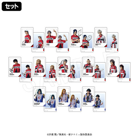 『ミュージカル新テニスの王子様The Fourth Stage』クリアポラショットコレクション(2枚入り) 日本&スペイン 1SET/12個入り【BOX】