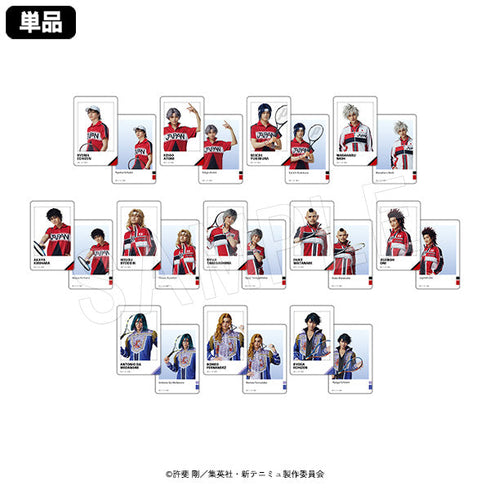 『ミュージカル新テニスの王子様The Fourth Stage』クリアポラショットコレクション(2枚入り) 日本&スペイン 1SET/12個入り【BOX】