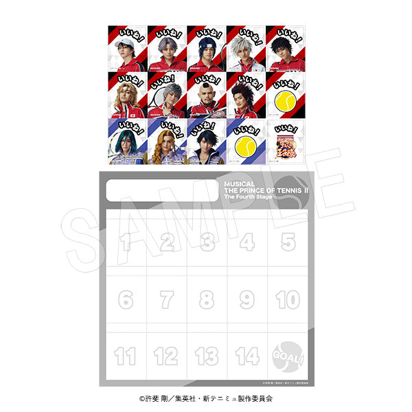 『ミュージカル新テニスの王子様The Fourth Stage』ごほうびシール(シール台紙1枚付き) 日本&スペイン